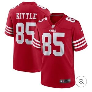 Men's San Francisco 49ers George Kittle‎ Nike Scarlet Player Game Jersey